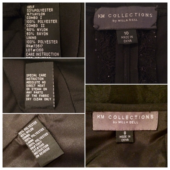 Black Two Piece Formal Gown - Picture 8 of 8